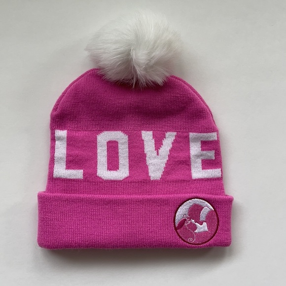 Disney Sleeping Beauty LOVE Beanie - Adult Size- NWT - Picture 2 of 8